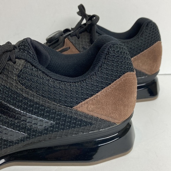 adidas Leistung 16 II BOA Weightlifting Shoes Sz 11 Black Suede Gym CrossFit - Picture 5 of 16